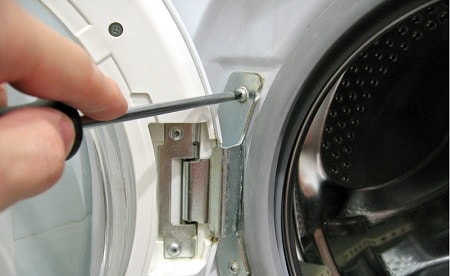 Defective UBL or skewed washing machine door